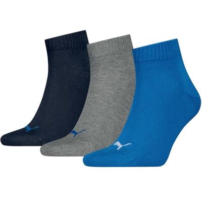 PUMA Unisex adulto Calcetín, Azul (Blue/Grey Melange), 44 PUMA Unisex adulto Calcetín, Azul (Blue/Grey Melange), 44