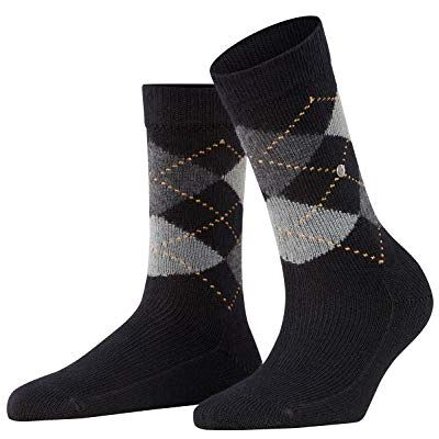 Burlington Whitby W SO suave y cálido estampado 1 par, Calcetines Mujer, Negro (Black 3000), 36/41 EU Burlington Whitby W SO suave y cálido estampado 1 par, Calcetines Mujer, Negro (Black 3000), 36/41 EU