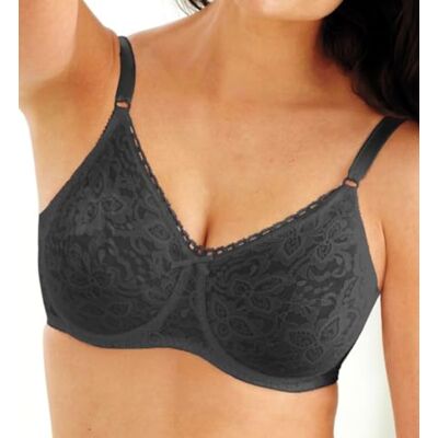 Bali Lace and Smooth Underwire Bra Sujetador para Mujer, Negro, 95C Bali Lace and Smooth Underwire Bra Sujetador para Mujer, Negro, 95C