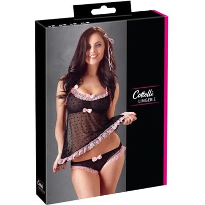 COTTELLI Orion Salto De Cama Para Mujer Negro Negro M COTTELLI Orion Salto De Cama Para Mujer Negro Negro M