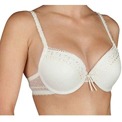 Selene Sujetador Casandra Push Up, color marfil, talla 90B Selene Sujetador Casandra Push Up, color marfil, talla 90B