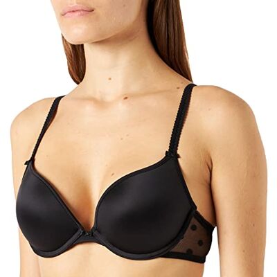 Sassa Push Up-BH Sujetador, Negro (Schwarz 500), 100A para Mujer Sassa Push Up-BH Sujetador, Negro (Schwarz 500), 100A para Mujer