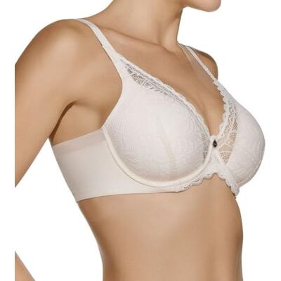 Selene , Sujetador Mujer en Encaje Floral, con Aros y Ligero Relleno, Colección , Color Rose, Talla 105 C Selene , Sujetador Mujer en Encaje Floral, con Aros y Ligero Relleno, Colección , Color Rose, Talla 105 C