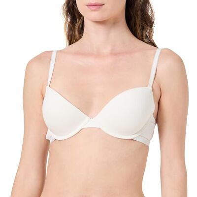 Giorgio Armani Woman's Essential Almohadillas extraíbles Push Up para mujer, color blanco 34C, blanco, 90C Giorgio Armani Woman's Essential Almohadillas extraíbles Push Up para mujer, color blanco 34C, blanco, 90C