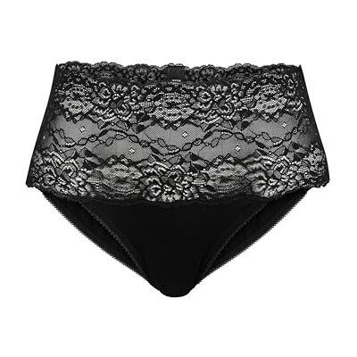 Calida Sensual Secrets Braguitas de Talle Alto para Mujer, Talle Alto, Cinturilla Ancha de Encaje Transparente Calida Sensual Secrets Braguitas de Talle Alto para Mujer, Talle Alto, Cinturilla Ancha de Encaje Transparente