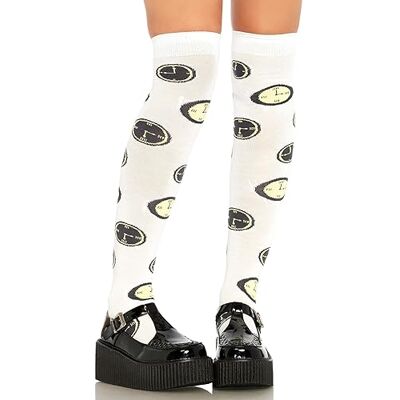 Leg Avenue tic-tac, por encima de la rodilla calcetines, talla única Leg Avenue tic-tac, por encima de la rodilla calcetines, talla única