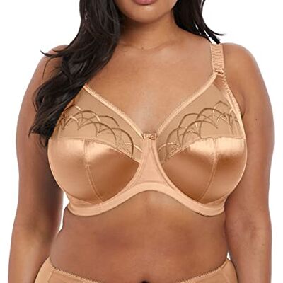 Elomi Cate Full Coverage Bra: Comfort, Support, & Elegance. DD+ Bras Sujetador de Cobertura Completa, Opaco, Hazel, 105HH para Mujer Elomi Cate Full Coverage Bra: Comfort, Support, & Elegance. DD+ Bras Sujetador de Cobertura Completa, Opaco, Hazel, 105HH para Mujer