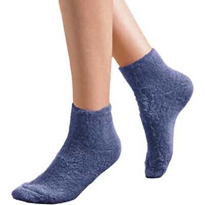 Damart Mi-Candillas de cama reversibles Thermolactyl. Mujer, azul vaquero., 39 Damart Mi-Candillas de cama reversibles Thermolactyl. Mujer, azul vaquero., 39