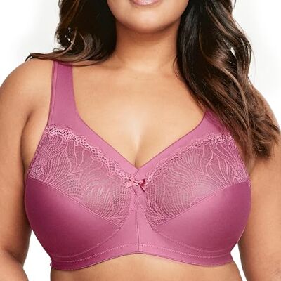 Glamorise MagicLift #1010 Sujetador de Talla Grande para Mujer, Forma Natural, sin Aros, Rojo púrpura, 80E Glamorise MagicLift #1010 Sujetador de Talla Grande para Mujer, Forma Natural, sin Aros, Rojo púrpura, 80E