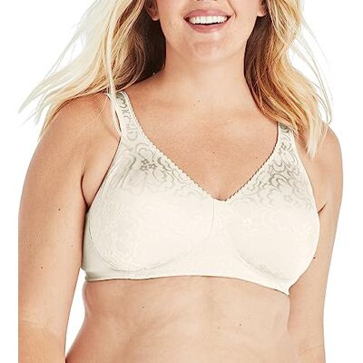 Playtex 18 Hour Ultimate Lift & Support Wirefree Bra, Sujetador, Marfil (Mother Of Pearl), 95D Playtex 18 Hour Ultimate Lift & Support Wirefree Bra, Sujetador, Marfil (Mother Of Pearl), 95D