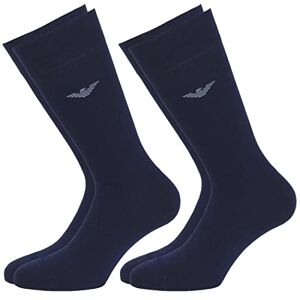 Emporio Armani Underwear 2-Pack Short Socks Medias, Marine, TU de los Hombres