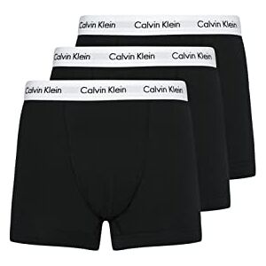 Calvin Calzoncillos bóxer Hombre Pack de 3 Trunks Ropa Interior, Negro (Black), XL Calvin Calzoncillos bóxer Hombre Pack de 3 Trunks Ropa Interior, Negro (Black), XL