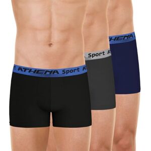 Athena Daily Sport Coton Lc19 Ropa Interior Hombre, Cinturón Azul/Gris Cinturón Gris/Azul Marino Cinturón Azul, XXXL Athena Daily Sport Coton Lc19 Ropa Interior Hombre, Cinturón Azul/Gris Cinturón Gris/Azul Marino Cinturón Azul, XXXL