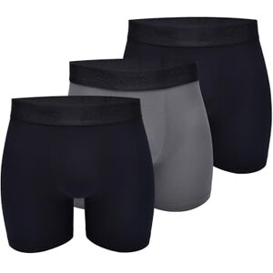 AllSaints Bóxers para Hombre con Bolsa contorneada, confeccionados en una Mezcla de Modal y Nailon Reciclado. Ropa Interior Masculina en Tonos Negro y Multicolor. Pack de 3 Unidades, Talla pequeña AllSaints Bóxers para Hombre con Bolsa contorneada, confeccionados en una Mezcla de Modal y Nailon Reciclado. Ropa Interior Masculina en Tonos Negro y Multicolor. Pack de 3 Unidades, Talla pequeña