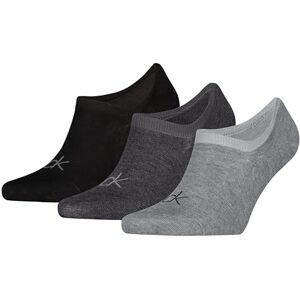 Calvin CK MEN FOOTIE HIGH CUT 3P, Gris, 43-46 Calvin CK MEN FOOTIE HIGH CUT 3P, Gris, 43-46