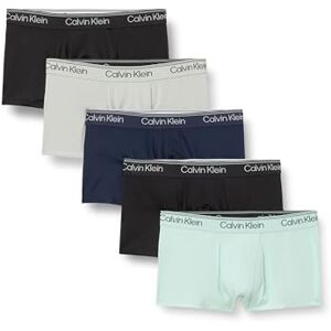 Calvin Men Low Rise Trunk 5PK Green (Black/Light Cast/Feel The Mint/Shor) M Calvin Men Low Rise Trunk 5PK Green (Black/Light Cast/Feel The Mint/Shor) M