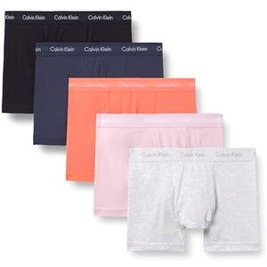 Calvin Trunk 5PK 000NB2877A Traje de baño para Hombre, Multicolor (Negro/Nieve Jaspeado/Coral Pop/Tinta/po), Talla XL, Multi (Negro/Jaspeado/Coral Pop/Tinta/po), XL Calvin Trunk 5PK 000NB2877A Traje de baño para Hombre, Multicolor (Negro/Nieve Jaspeado/Coral Pop/Tinta/po), Talla XL, Multi (Negro/Jaspeado/Coral Pop/Tinta/po), XL