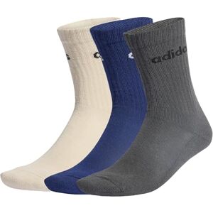 Adidas Unisex adulto LINEAR CREW SOCKS CUSHIONED SOCKS 6 PAIR PACK, wonder alumina/dark blue/grey six, 34-36 Adidas Unisex adulto LINEAR CREW SOCKS CUSHIONED SOCKS 6 PAIR PACK, wonder alumina/dark blue/grey six, 34-36