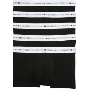 Tommy Hilfiger Pack de 5 Calzoncillos Bóxer para Hombre Algodón Elástico, Multicolor (Black/Black/Black/Black/Black), M Tommy Hilfiger Pack de 5 Calzoncillos Bóxer para Hombre Algodón Elástico, Multicolor (Black/Black/Black/Black/Black), M