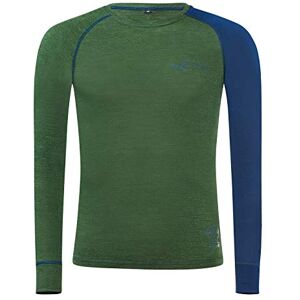 Black Crevice Camiseta Interior de Lana Merino de Manga Larga para Hombre, Verde/Azul, L Black Crevice Camiseta Interior de Lana Merino de Manga Larga para Hombre, Verde/Azul, L