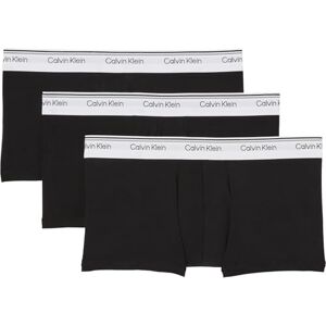 Calvin Calzoncillos bóxer Pack de 3 Hombre Trunks Balance Low Rise, Multicolor (Black/Wrapped Logo_Black/Regatta), L Calvin Calzoncillos bóxer Pack de 3 Hombre Trunks Balance Low Rise, Multicolor (Black/Wrapped Logo_Black/Regatta), L