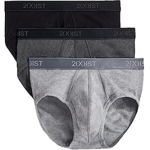 2(X)IST 2(X) ist Esencial de algodón para Hombre, 3 Unidades Gris Medium 2(X)IST 2(X) ist Esencial de algodón para Hombre, 3 Unidades Gris Medium