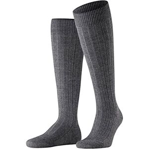 FALKE Teppich Im Schuh M Kh lana lisos 1 par, Calcetines largos Hombre, Gris Dark Grey 3070, 39-40 FALKE Teppich Im Schuh M Kh lana lisos 1 par, Calcetines largos Hombre, Gris Dark Grey 3070, 39-40