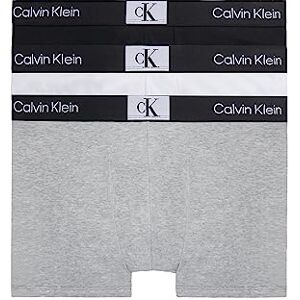 Calvin Trunk 3Pk , Boxer para Hombre, Black/White/Grey Heather, XL Calvin Trunk 3Pk , Boxer para Hombre, Black/White/Grey Heather, XL