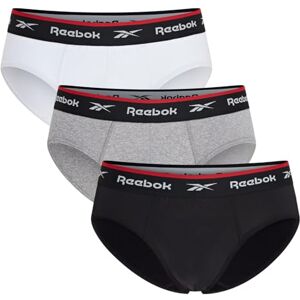 Reebok Wiggins Calzoncillos Slip Hombre Pack de 3 Slips Deportivos Transpirables y Elásticos Ropa Interior Hombre, Underwear Deportivo Cómodo Reebok Wiggins Calzoncillos Slip Hombre Pack de 3 Slips Deportivos Transpirables y Elásticos Ropa Interior Hombre, Underwear Deportivo Cómodo