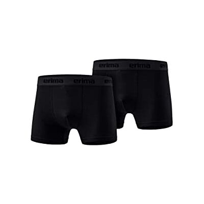 erima 2-Pack Basic Calzoncillos bóxer, Negro, X-Large para Hombre erima 2-Pack Basic Calzoncillos bóxer, Negro, X-Large para Hombre