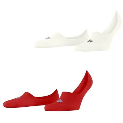 Burlington Everyday Multipack M In algodón invisibles lisos 2 pares, Calcetines pinkies Hombre, Rojo Active Red 8105, 45-46 Burlington Everyday Multipack M In algodón invisibles lisos 2 pares, Calcetines pinkies Hombre, Rojo Active Red 8105, 45-46