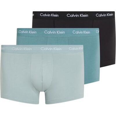Calvin Calzoncillos bóxer Hombre Pack de 3 Low Rise Trunks Ropa Interior Calvin Calzoncillos bóxer Hombre Pack de 3 Low Rise Trunks Ropa Interior