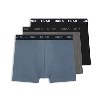 HUGO Calzoncillos Tipo bóxer para Hombre, Paquete Triplet, 10268005, Open Miscellaneous 973, L HUGO Calzoncillos Tipo bóxer para Hombre, Paquete Triplet, 10268005, Open Miscellaneous 973, L