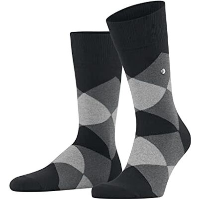 Burlington Clyde M So algodón estampados 1 par, Calcetines Hombre, Negro Black 3000, 40-46 Burlington Clyde M So algodón estampados 1 par, Calcetines Hombre, Negro Black 3000, 40-46