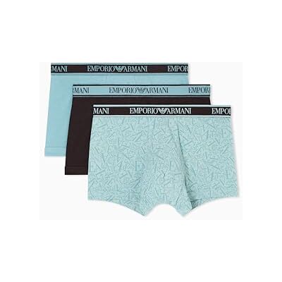 Giorgio Armani Underwear 3-pack Trunk Pure Cotton Calzoncillos Hombre Giorgio Armani Underwear 3-pack Trunk Pure Cotton Calzoncillos Hombre