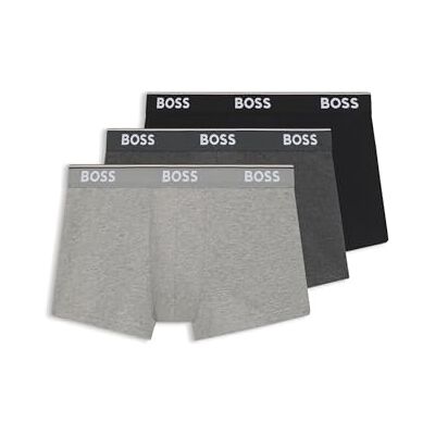 Boss Trunk 3p Power Bóxer, Open Grey 61, XL (Pack de 3) para Hombre Boss Trunk 3p Power Bóxer, Open Grey 61, XL (Pack de 3) para Hombre