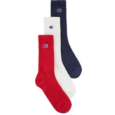 Champion Socks Seasonal () -Colored C-Logo 3pp Crew Calcetines, Light Azul (BS561), 35-38 (Pack de 3) Unisex Adulto Champion Socks Seasonal () -Colored C-Logo 3pp Crew Calcetines, Light Azul (BS561), 35-38 (Pack de 3) Unisex Adulto