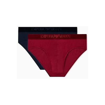 Giorgio Armani Velvet Logoband Paquete de 2 Calzoncillos para Hombre, Color Azul, Talla L, Azul, L Giorgio Armani Velvet Logoband Paquete de 2 Calzoncillos para Hombre, Color Azul, Talla L, Azul, L