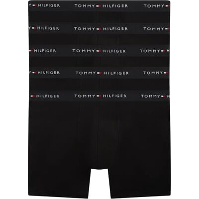 Tommy Hilfiger Calzoncillos Tipo bóxer para Hombre 5P WB UM0UM03751, Color Negro (Negro/Negro/Negro/Negro/Negro/Negro/Negro), Talla M Tommy Hilfiger Calzoncillos Tipo bóxer para Hombre 5P WB UM0UM03751, Color Negro (Negro/Negro/Negro/Negro/Negro/Negro/Negro), Talla M