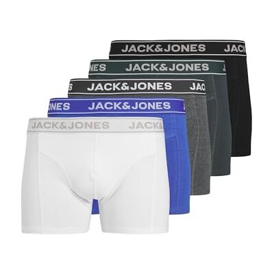JACK & JONES Jacblack Friday Trunks 5 Pack Onli Pls, Negro, 5X_l (Paquete de 5) Hombre, Negro, 5X_l JACK & JONES Jacblack Friday Trunks 5 Pack Onli Pls, Negro, 5X_l (Paquete de 5) Hombre, Negro, 5X_l