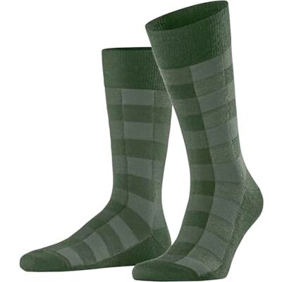 Burlington Buffalo Check M So lana estampados 1 par, Calcetines Hombre, Verde Asparagus 7045, 40-46 Burlington Buffalo Check M So lana estampados 1 par, Calcetines Hombre, Verde Asparagus 7045, 40-46