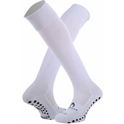 HO Soccer Media EXTRALARGA antideslizante Blanca, Unixex, Adulto, M (39-42) HO Soccer Media EXTRALARGA antideslizante Blanca, Unixex, Adulto, M (39-42)