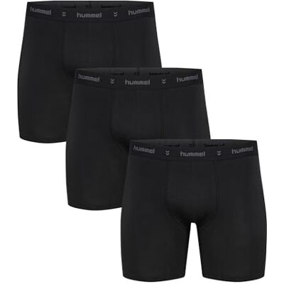 hummel , hmlCOMFORT Boxers Juego de 3 Boxeadores, Color Negro, Talla M hummel , hmlCOMFORT Boxers Juego de 3 Boxeadores, Color Negro, Talla M