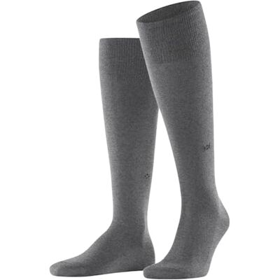Burlington Leeds M Kh algodón lana lisos 1 par, Calcetines largos Hombre, Gris Dark Grey 3070, 40-46 Burlington Leeds M Kh algodón lana lisos 1 par, Calcetines largos Hombre, Gris Dark Grey 3070, 40-46