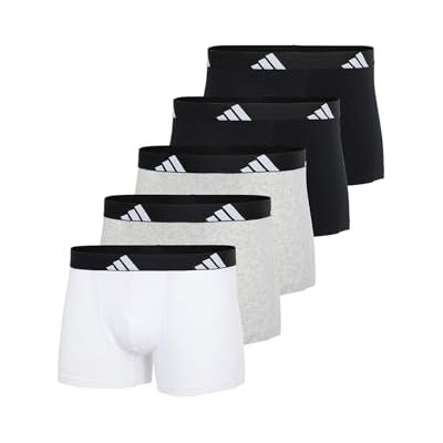 Adidas Trunk (5 Unidades) Active Flex Cotton Ropa Interior cómoda, 917 Assorted, L Adidas Trunk (5 Unidades) Active Flex Cotton Ropa Interior cómoda, 917 Assorted, L