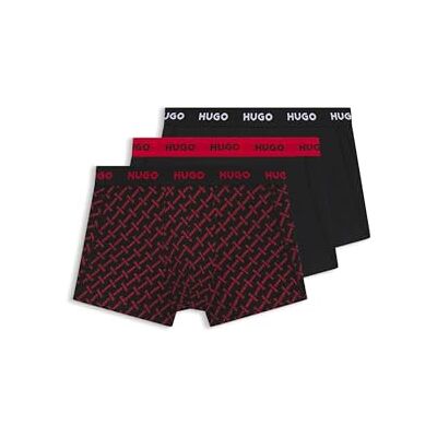 HUGO Design 10267989 Trunk Red Boxers 3 Units XL HUGO Design 10267989 Trunk Red Boxers 3 Units XL
