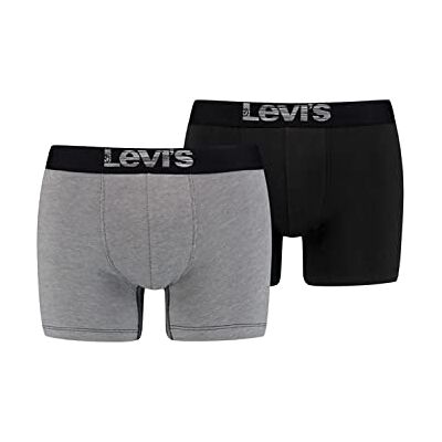 Levi's Boxer Ropa Interior, Gris/Black, XXL Hombre Levi's Boxer Ropa Interior, Gris/Black, XXL Hombre