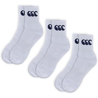 Canterbury QA00734107 - Calcetines - Blanco - Hasta la pantorrilla - Tejido suave, transpirable y elástico - Calcetines Canterbury QA00734107 - Calcetines - Blanco - Hasta la pantorrilla - Tejido suave, transpirable y elástico - Calcetines
