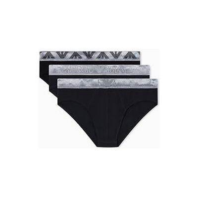 Giorgio Armani Paquete de 3 Calzoncillos para Hombre, Negro/Negro/Negro, Talla XL Giorgio Armani Paquete de 3 Calzoncillos para Hombre, Negro/Negro/Negro, Talla XL