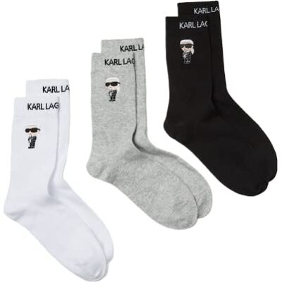 KARL LAGERFELD Hombre K/Ikonik 2.0 Socks (3 Pack) KARL LAGERFELD Hombre K/Ikonik 2.0 Socks (3 Pack)